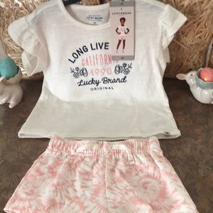 Lucky brand two piece children’s set
